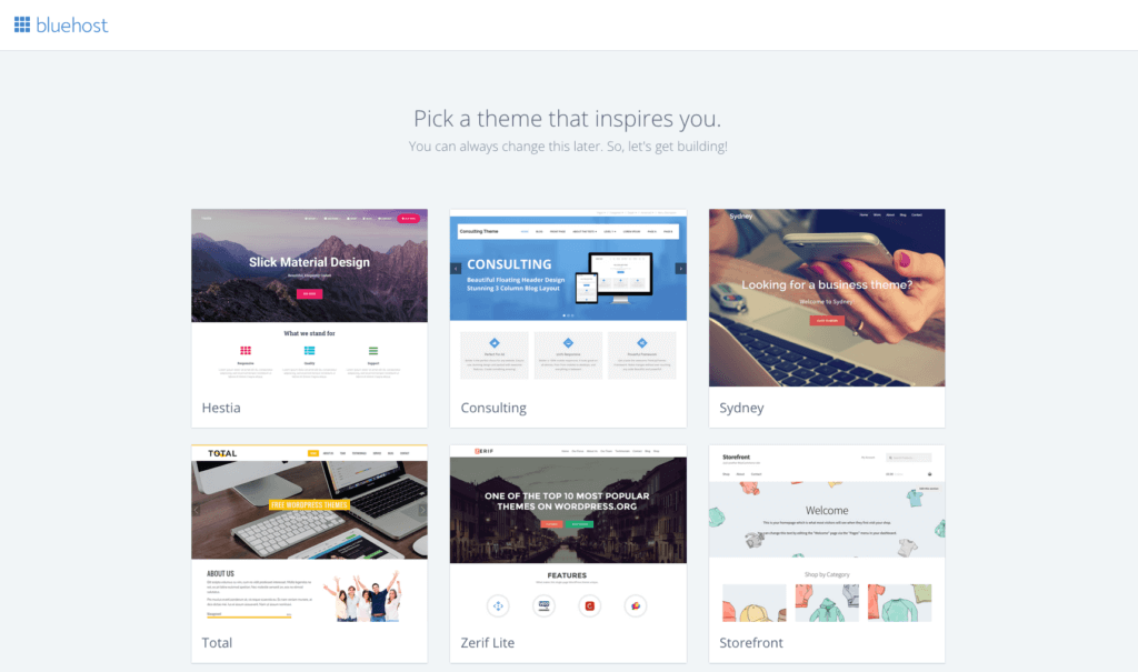 Pick a Blog Theme
